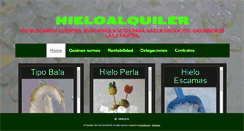 Desktop Screenshot of hieloalquiler.com
